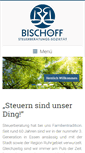 Mobile Screenshot of bischoff-steuern.de